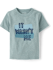 Baby And Toddler Boys It Wasn't Me Graphic Tee