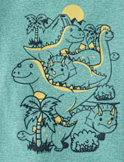 Baby And Toddler Dino Walk Boys Graphic Tee