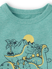 T-shirt graphique pour bébé et tout-petit avec motif dinosaure