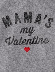 Baby And Toddler Boys Mama's My Valentine Graphic Tee