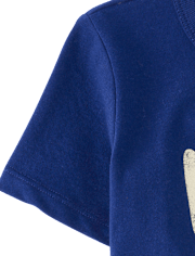 T-shirt graphique pour bébés et petits garçons « Voici les ennuis »