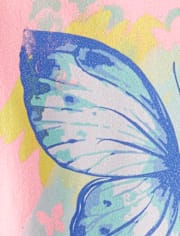 Girls Butterfly Graphic Tee