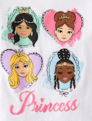 Girls Princess Graphic Tee