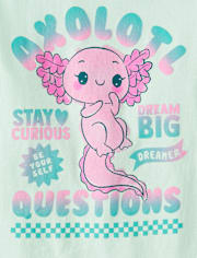 Girls Axolotl Questions Graphic Tee