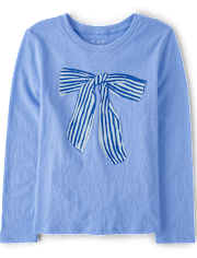 Girls Bow Graphic Tee