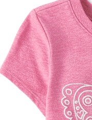 Baby And Toddler Girls Butterfly Graphic Tee