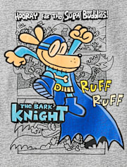 Boys Dog Man Knight Graphic Tee