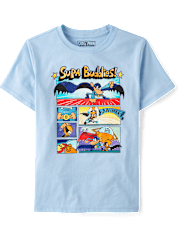 Boys Dog Man Buddies Graphic Tee