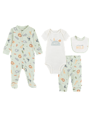 Baby Boys Huggies™ Animal 4-Piece Take Me Home Set