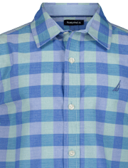 Boys Nautica® Plaid Button Up Shirt