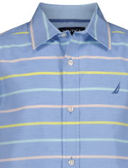 Boys NauticaÂ®Â Striped Button Up Shirt