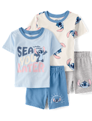 Toddler Boys Stitch™ 4-Piece Outfit Set