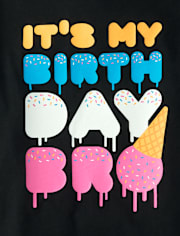 Boys It's My Birthday Bro Graphic Tee