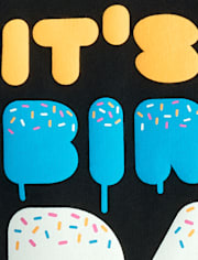 Boys It's My Birthday Bro Graphic Tee