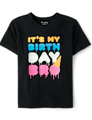 Boys It's My Birthday Bro Graphic Tee