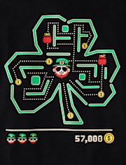 Boys St. Patrick's Day Video Game Graphic Tee