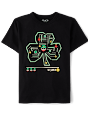 Boys St. Patrick's Day Video Game Graphic Tee