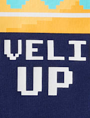 Boys Leveling Up Birthday Cake Graphic Tee