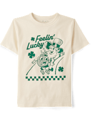 Boys St. Patrick's Day Feelin' Lucky Graphic Tee