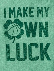 Boys St. Patrick's Day Make My Own LuckGraphic Tee