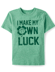 Boys St. Patrick's Day Make My Own LuckGraphic Tee