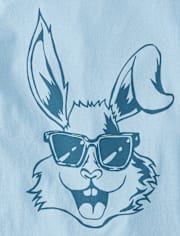Boys Easter Bunny Sunglasses Graphic Tee