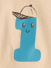 Baby And Toddler Boys 1 Birthday Graphic Tee