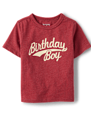 Baby And Toddler BoysBirthday Boy Graphic Tee