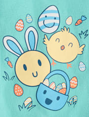 Baby And Toddler Boys Easter Egg Chick Graphic Tee