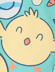 Baby And Toddler Boys Easter Egg Chick Graphic Tee