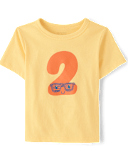 Baby And Toddler Boys 2 Birthday Graphic Tee