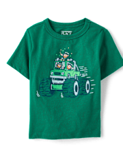 Baby And Toddler Boys St. Patrick's Day Truck Graphic Tee