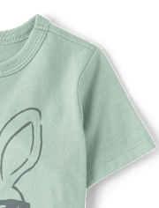 Baby And Toddler Boys Easter Bunny Sunglasses Graphic Tee