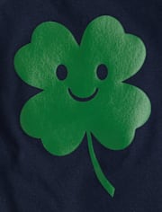 Baby And Toddler Boys St. Patrick's Day Happy Clover Graphic Tee