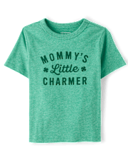 Baby And Toddler BoysSt. Patrick's Day Mommy's Charmer Graphic Tee