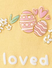 Girls Easter Loved By Every Bunny Graphic Tee