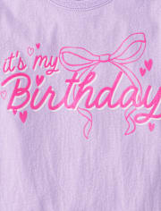 Girls It's My Birthday Graphic Tee