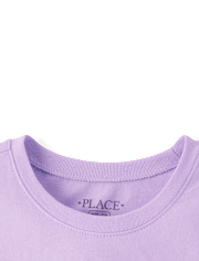 Girls Easter Bunny Bow Graphic Tee