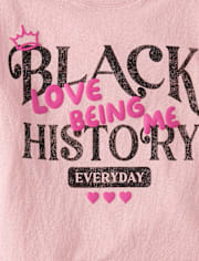 Girls Black History Graphic Tee