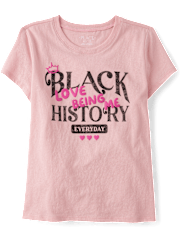 Girls Black History Graphic Tee