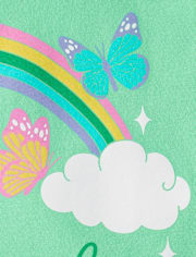 Girls St. Patrick's Day Lucky Girl Graphic Tee