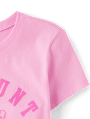 Girls Matching Family Easter The Hunt Is On Graphic Tee