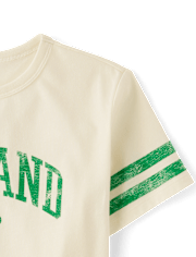 Girls St. Patrick's Day Ireland Relaxed Graphic Tee