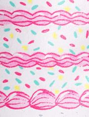 Baby And Toddler Girls Birthday Cake Graphic Tee