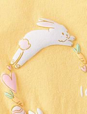 Baby And Toddler Girls Easter Loved By Every Bunny Graphic Tee