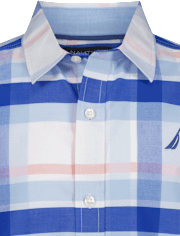 Boys NauticaÂ®Â Plaid Button Up Shirt