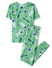 Boys Minecraft™ Snug Fit Cotton Pajamas