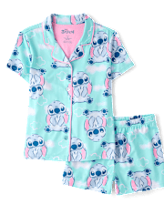 Girls Stitch™ Button Front Pajamas