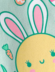 T-shirt graphique poussins de Pâques pour bébés et petites filles