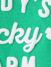 Baby And Toddler Girls St. Patrick's Day Daddy's Lucky Charm Graphic Tee